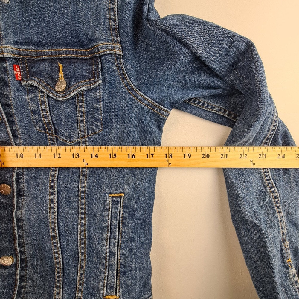 Levi's Blue Denim Jean Jacket - Picture 3 of 7